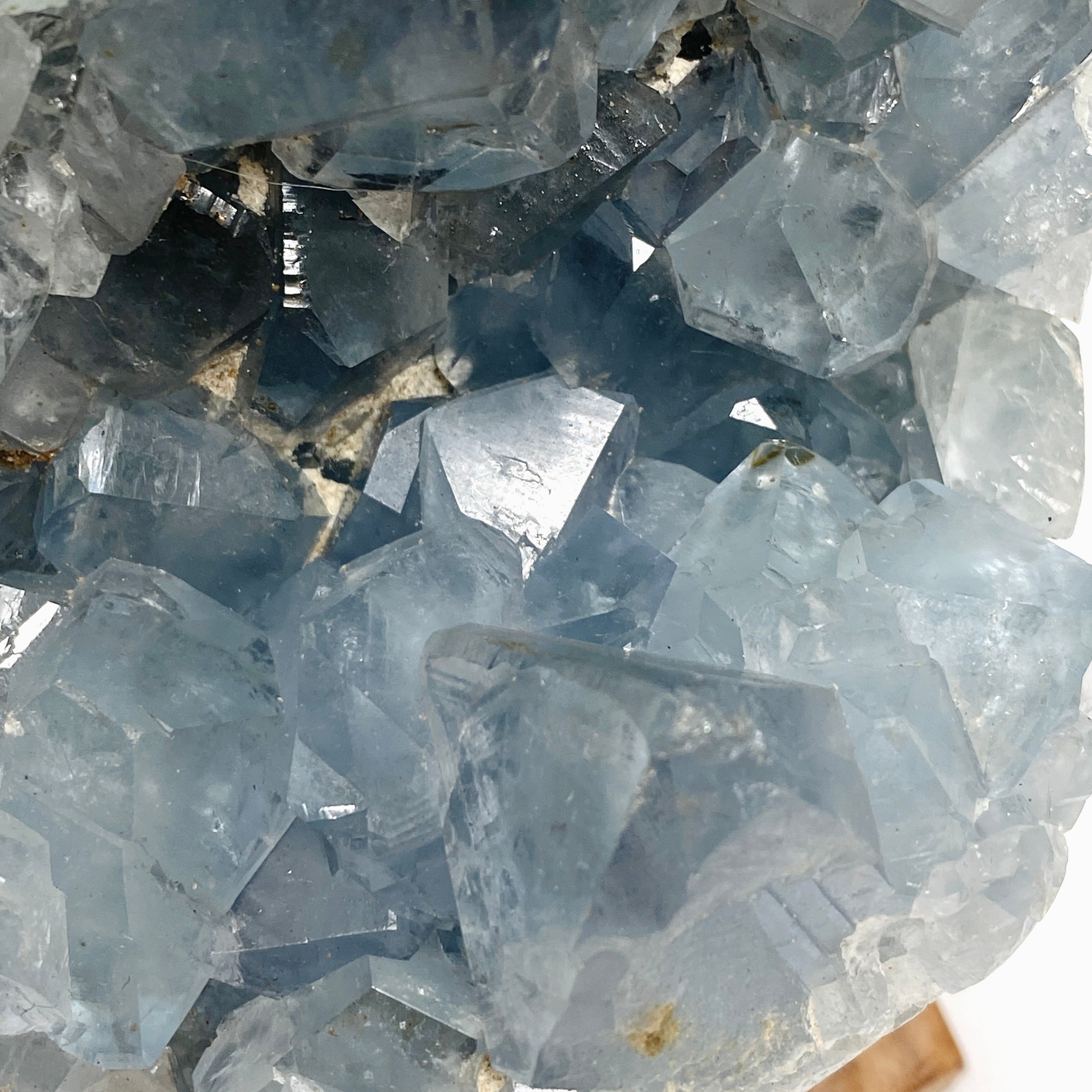 Natural Celestite Egg from Madagascar - Healing Crystal for Meditation, Energy Balancing & Home Decor (CR3717) | Perfect for Yoga Spaces, Reiki Healing & Spiritual Gifts