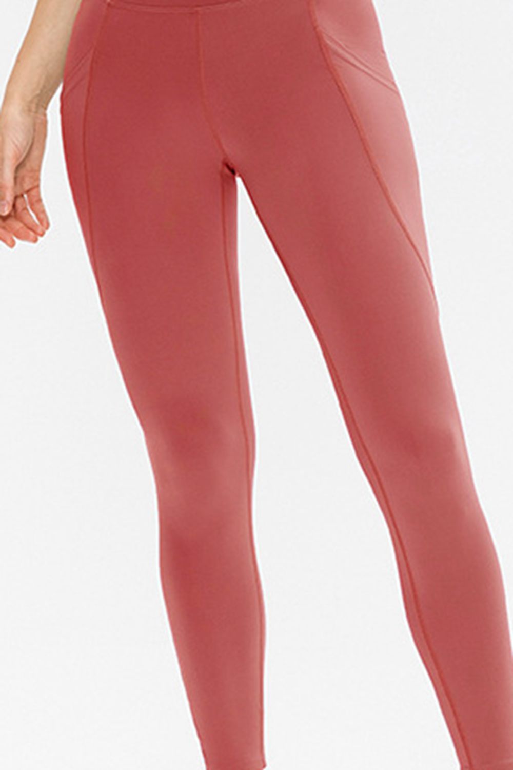 Slim Fit High Waist Yoga Pants with Pockets - Women's Workout Leggings for Running, Gym & Everyday Wear
