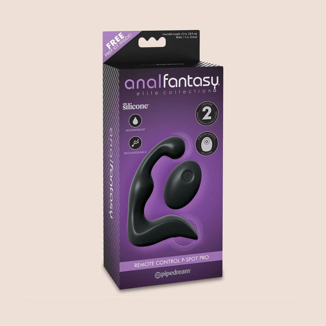 Anal Fantasy Elite Collection - Remote Control Prostate Massager for Men - Perfect for Solo Play & Couples Intimacy