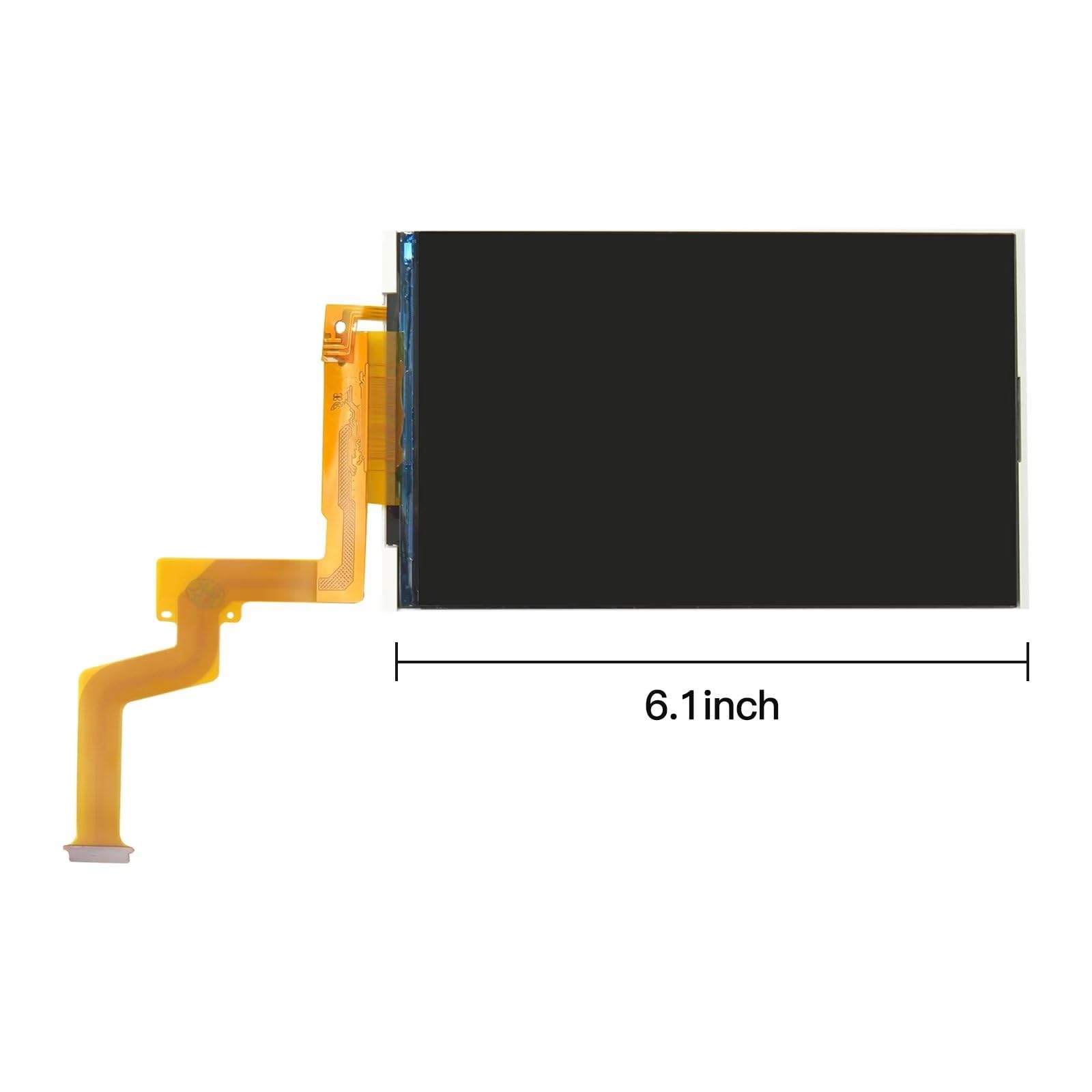 Original Nintendo 2DS XL LCD Screen Display Replacement - Top & Bottom Screen with Opening Tool Kit | Perfect for DIY Repairs & Gaming Console Maintenance