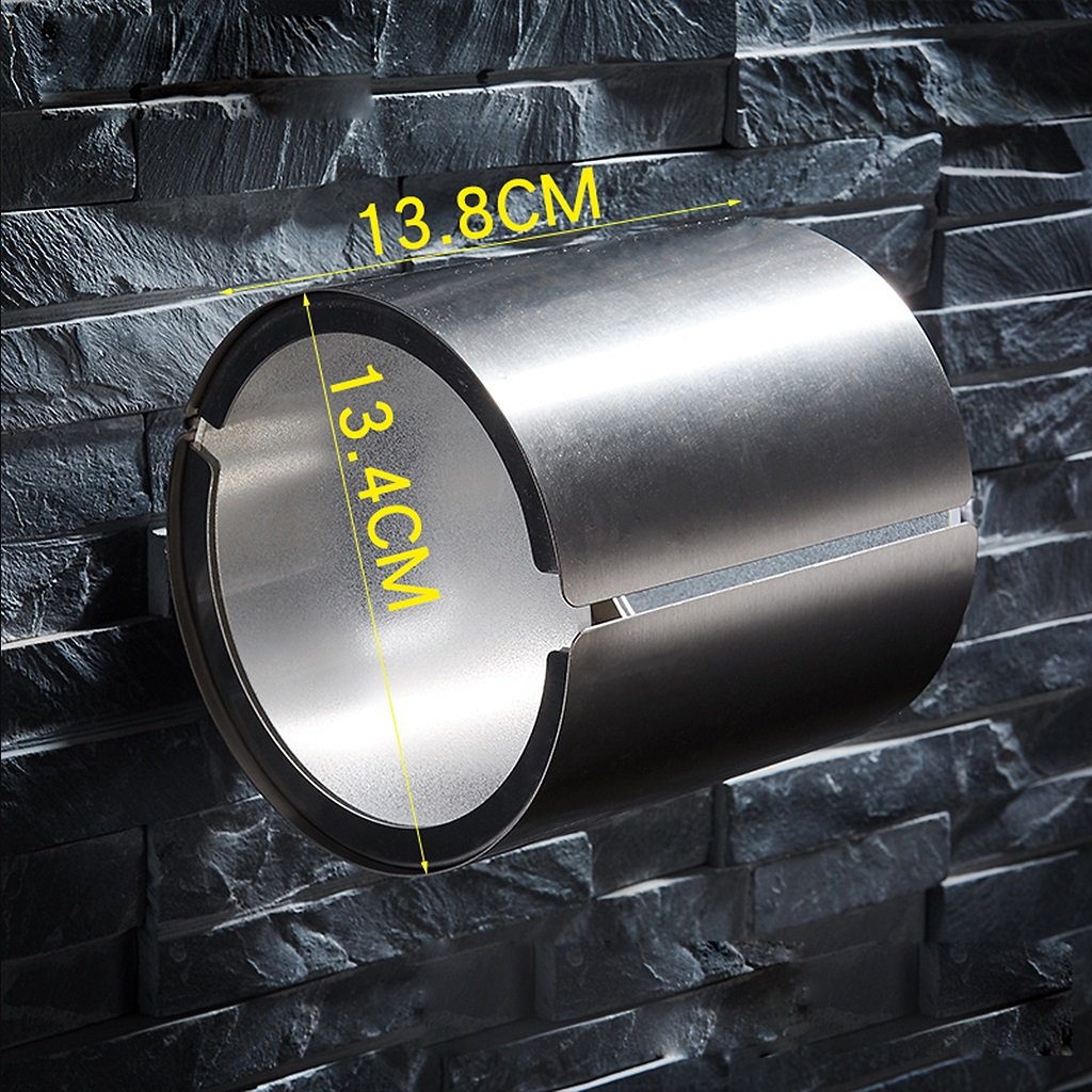 Stainless Steel Toilet Paper Holder with Cover - Brushed Nickel Bathroom Tissue Roll Dispenser for Modern Home & Office Use