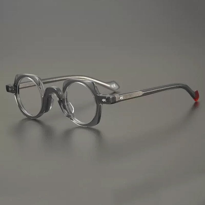 Boshell Vintage Small Round Acetate Glasses Frame - Retro Eyewear for Women & Men - Lightweight & Durable - Perfect for Reading, Fashion, and Daily Use