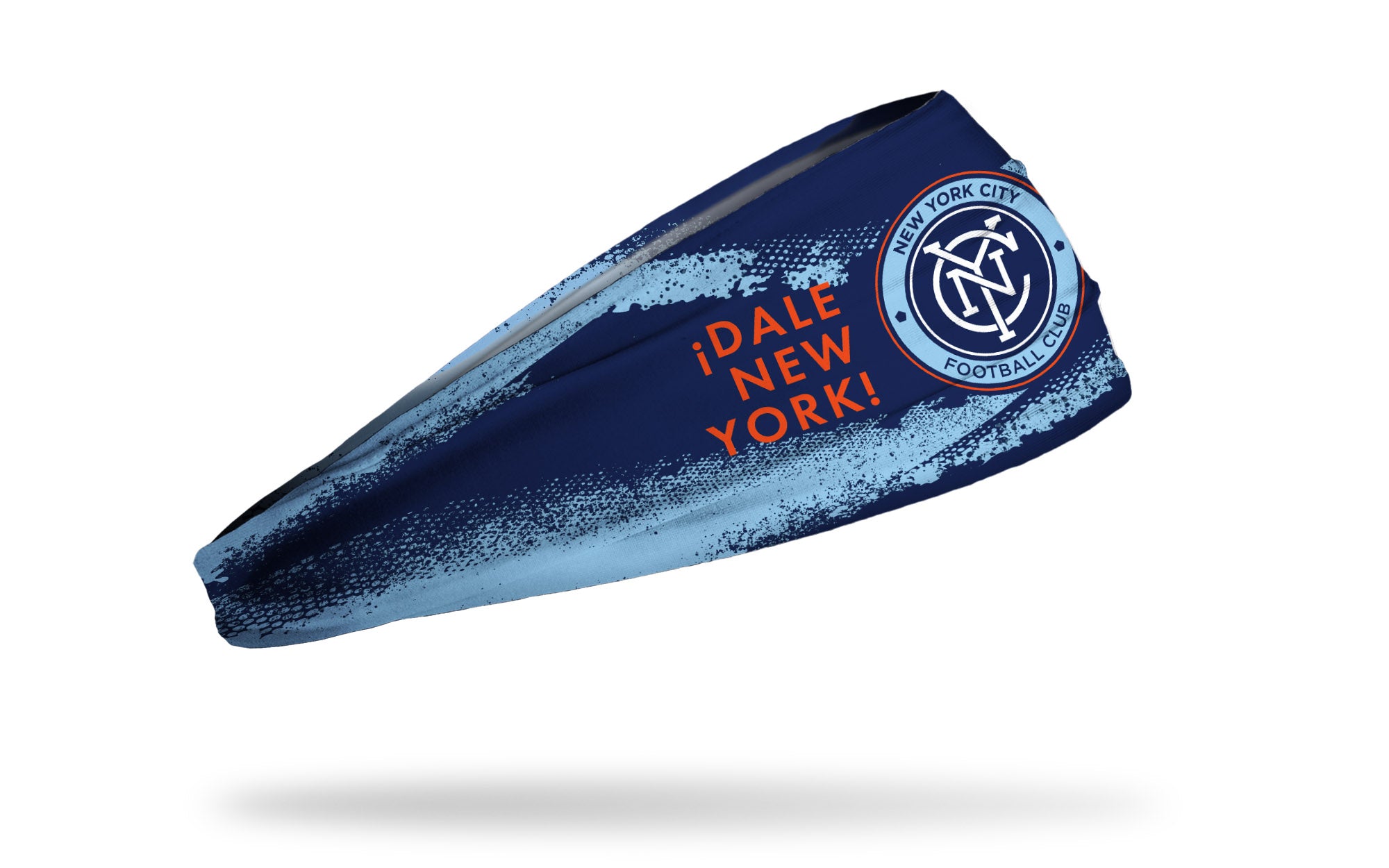 New York City FC Rally Cry Big Bang Lite Headband - Adjustable Sports Headband for Soccer, Running & Workouts - Moisture Wicking & Breathable Design for Men & Women