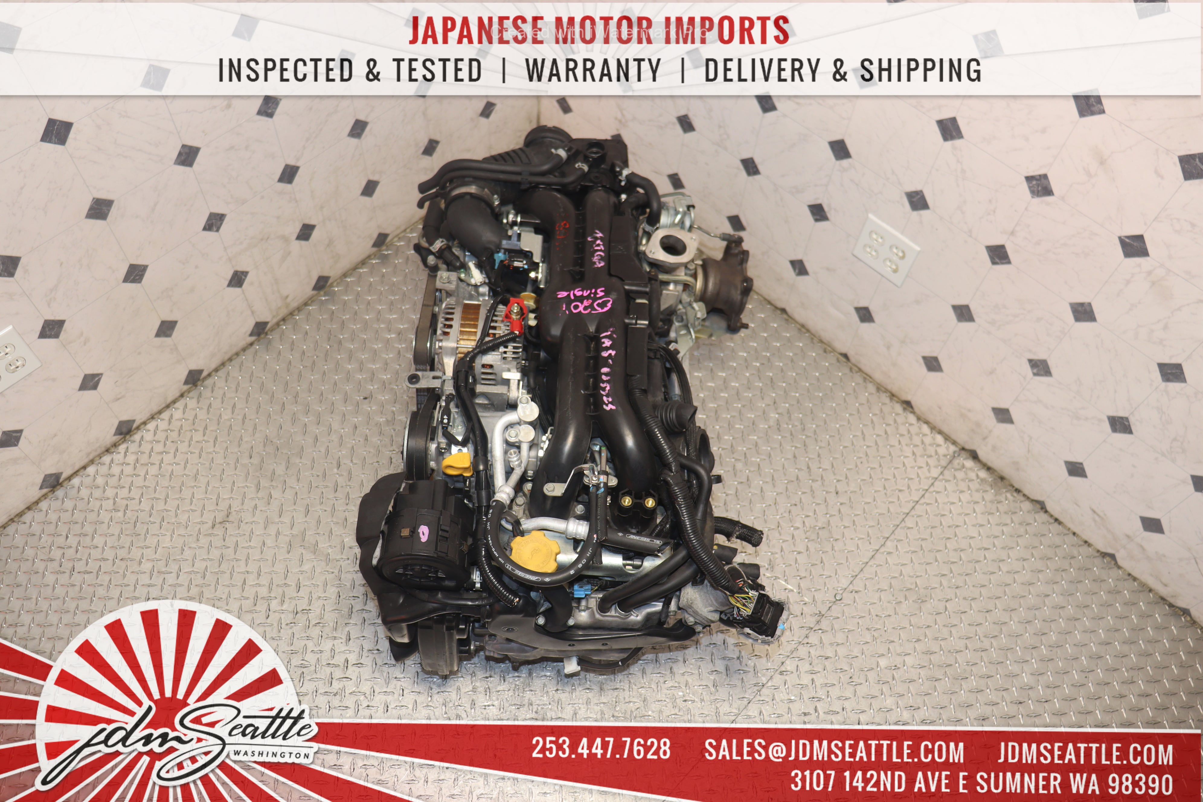 JDM EJ205 Subaru Impreza WRX 2008-2014 Turbo 2.0L Single AVCS Replacement Engine for EJ255 - Perfect for Performance Upgrades & Engine Swaps
