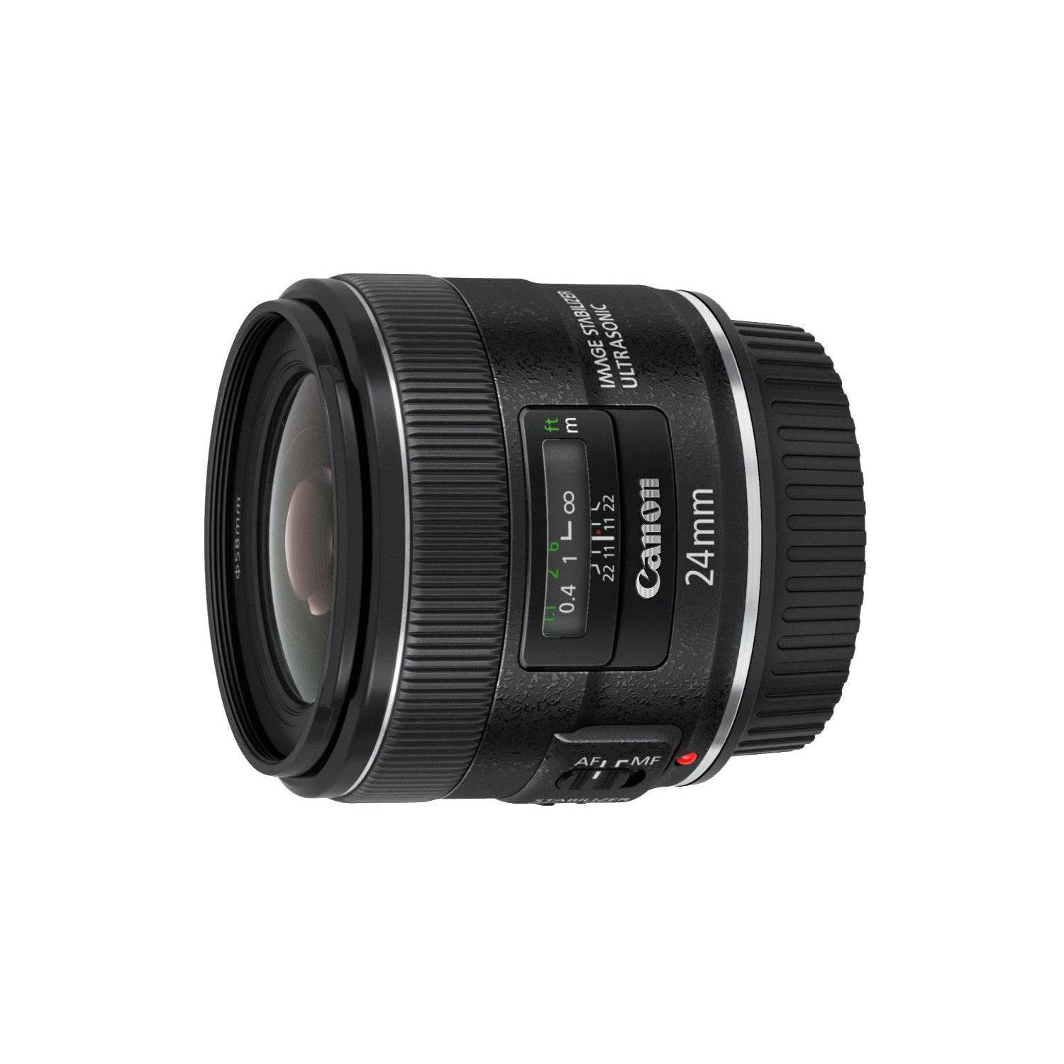 Canon EF 24mm f/2.8 IS USM Wide Angle Lens for DSLR Cameras - Perfect for Landscape, Street & Low Light Photography