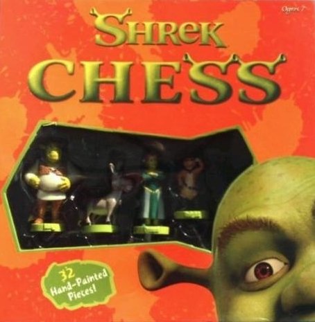Shrek Chess Set - Fun Family Board Game for Kids & Adults - Perfect for Movie Nights, Birthday Gifts & Collectors