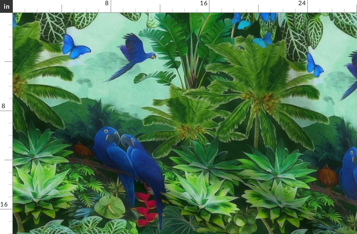 Endangered Species Printed Fleece Fabric by Spoonflower - Fat Quarter for Sewing Blankets, Loungewear & No-Sew DIY Projects - Perfect for Baby Blankets, Scarves, Home Decor & Crafting