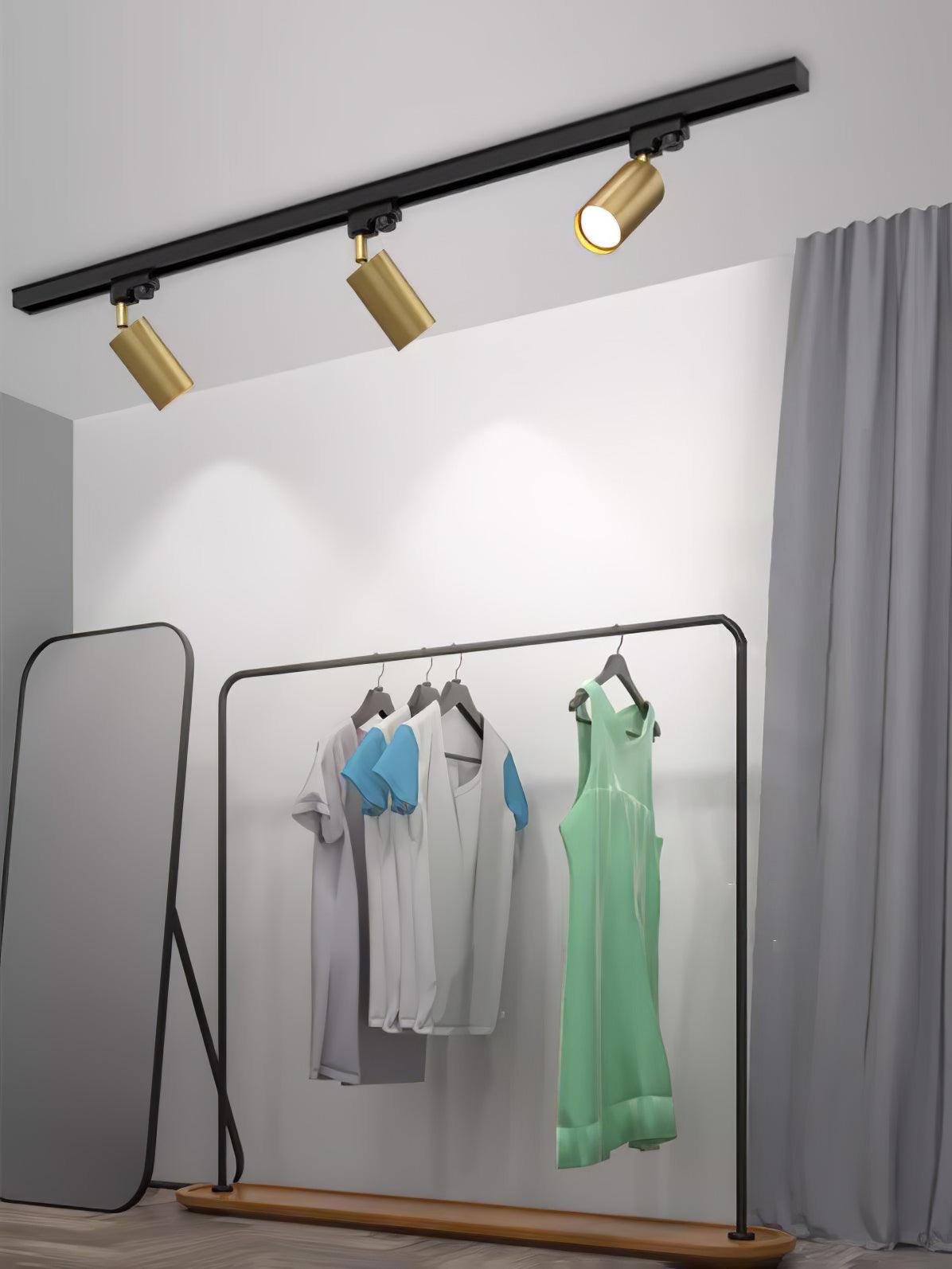 Adjustable Spotlight Track Ceiling Light - Modern Dimmable LED Lighting for Home & Office - Perfect for Living Room, Kitchen, or Retail Store Lighting