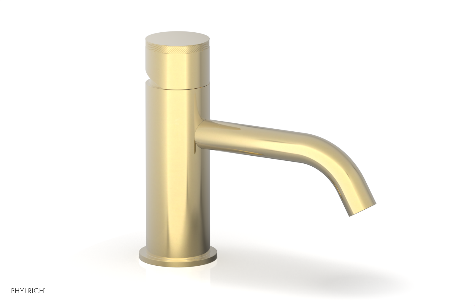 BASIC II 6 Single Hole Bathroom Faucet with Knurled Handle - Chrome Finish for Modern Sink Vanity (Perfect for Home, Hotel & Restaurant Renovation)