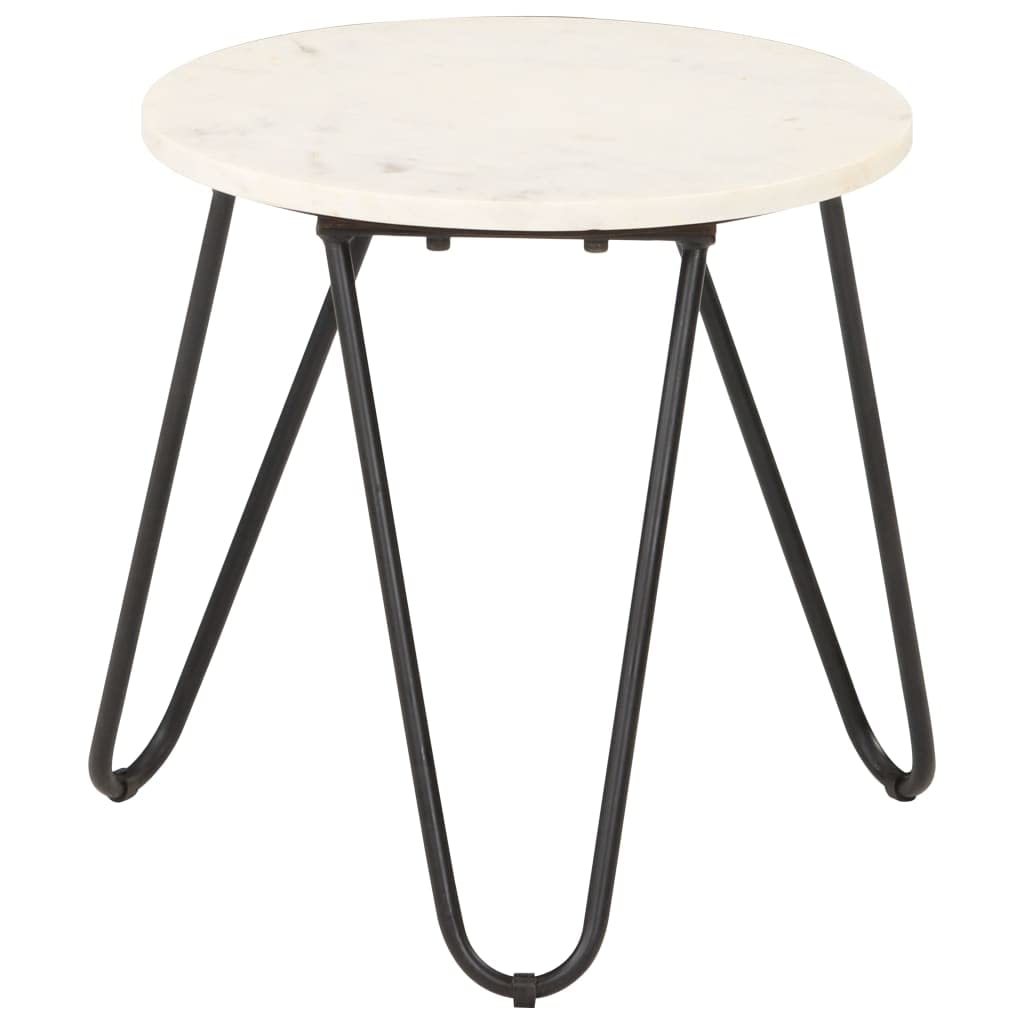 SKM White Marble Coffee Table - 15.7