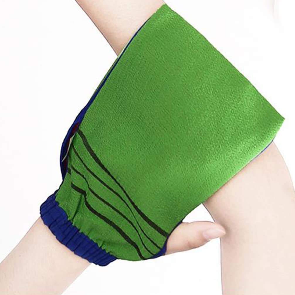 Lurrose Exfoliating Bath Mitts - 3 Pack Body Scrubber for Dead Skin Removal, SPA & Shower Exfoliation - Soft Massage Gloves for Adults & Infants - Perfect for Dry Brushing & Deep Cleansing Routine