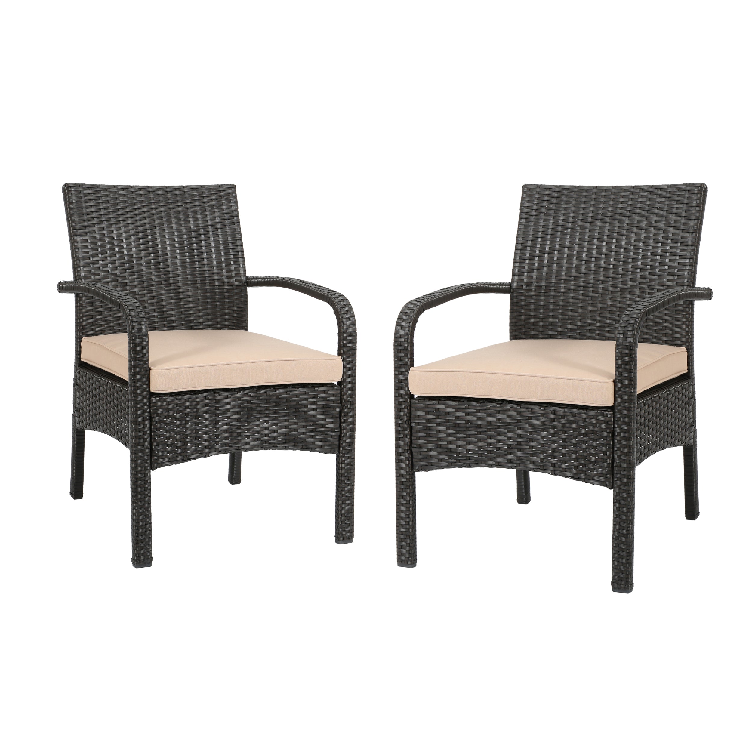 Cordoba KD Wicker Chair - Handwoven Rattan Outdoor Patio Furniture for Garden, Poolside & Balcony - Weather-Resistant & Stylish Lounge Seating