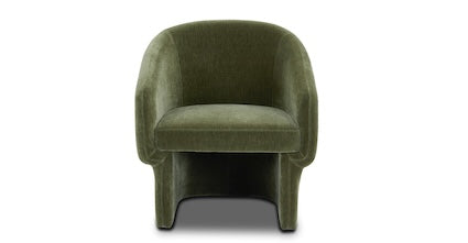 Sloan Lounge Chair - Modern Accent Chair for Living Room, Bedroom & Office - Comfortable Upholstered Armchair with Wooden Legs - Perfect for Relaxing, Reading & Decorating Your Home