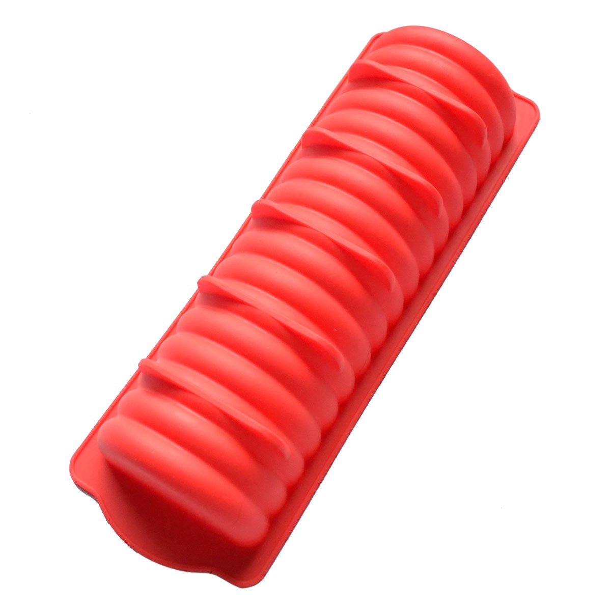YARNOW Silicone Caterpillar Cake Mold - 1PC Ribbed Baking Pan for DIY Desserts, Bread, Hot Dogs - Perfect for Birthday Parties, Baby Showers & Home Baking