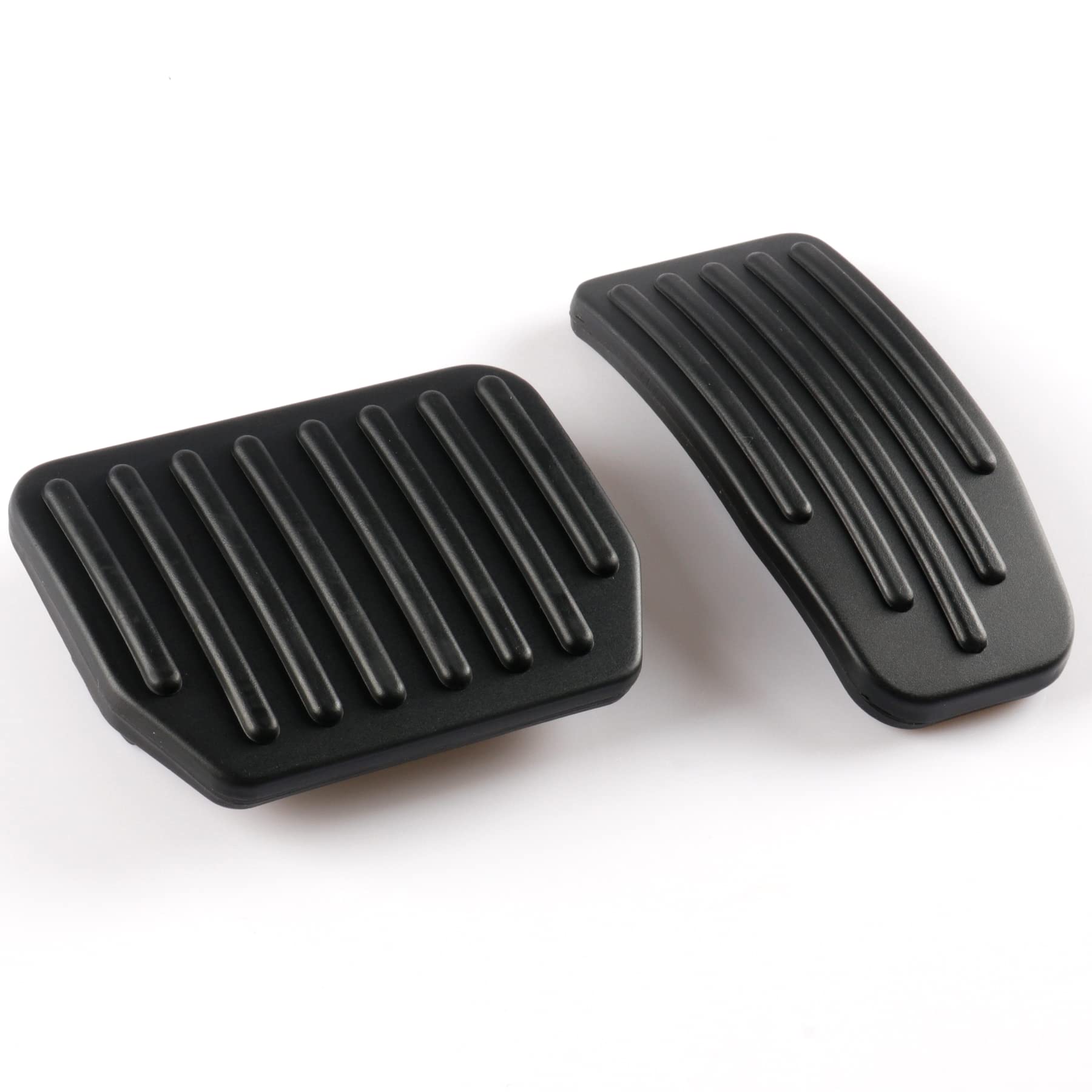 Non-Slip Aluminum Pedal Covers for Tesla Model 3 & Model Y - 2PC Black Foot Pedal Pads (Accelerator & Brake) | Premium Car Interior Accessories for Enhanced Driving Safety & Comfort