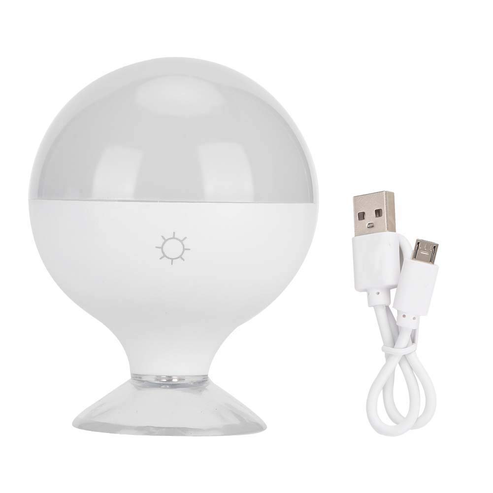 Portable LED Makeup Mirror with Adjustable Color Temperature - Rechargeable Suction Cup Vanity Light for Home, Travel & Professional Use - Perfect Gift for Women (White) | Ideal for Bedroom Dresser, Bathroom, Salon & On-the-Go Makeup Application