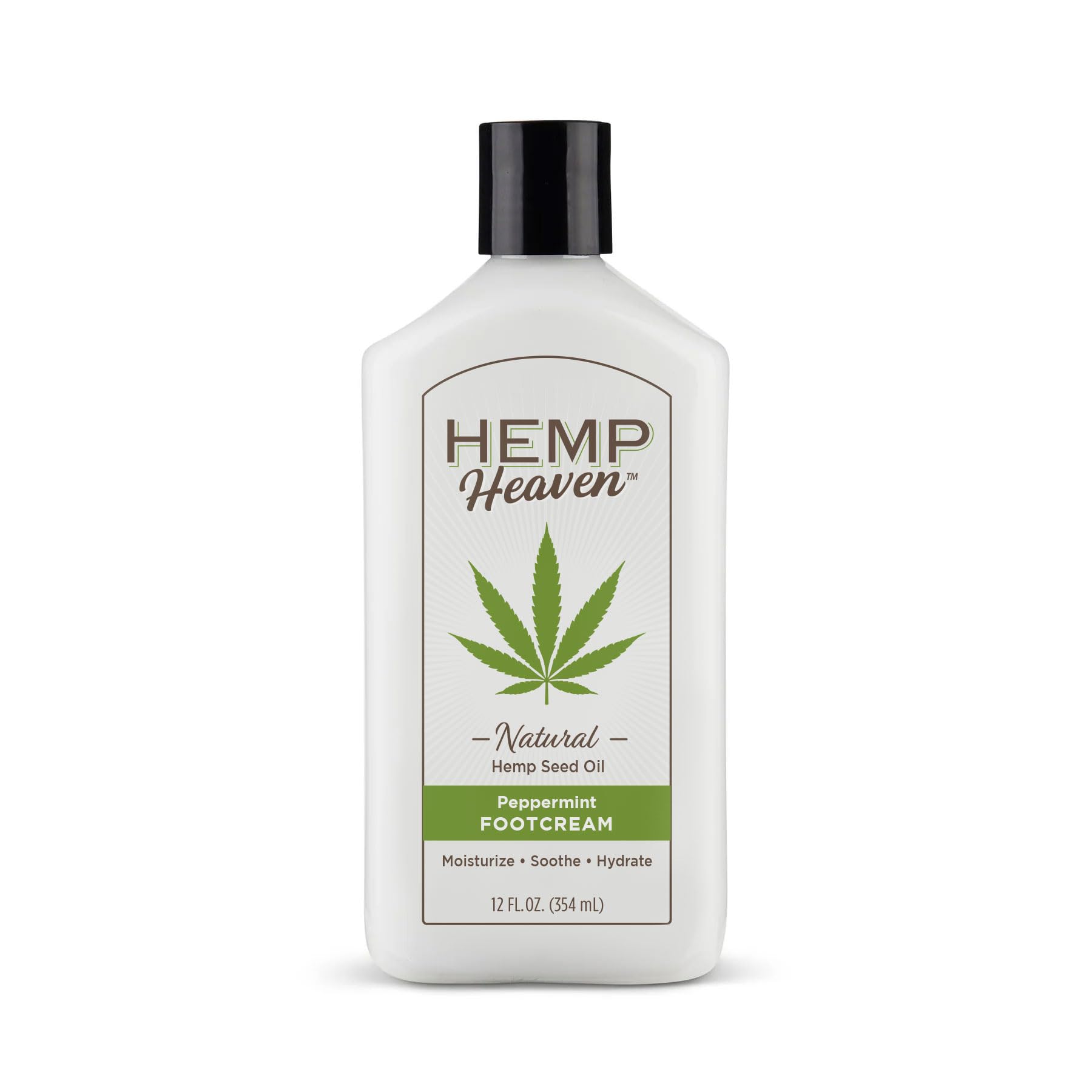 Organic Hemp Seed Oil Body Lotion for Dry Skin - Anti-Aging Moisturizer with Healing Vitamins for Wrinkles & Acne - Natural Skincare for Men & Women - Peppermint Scented - Perfect for Daily Hydration & Post-Workout Recovery