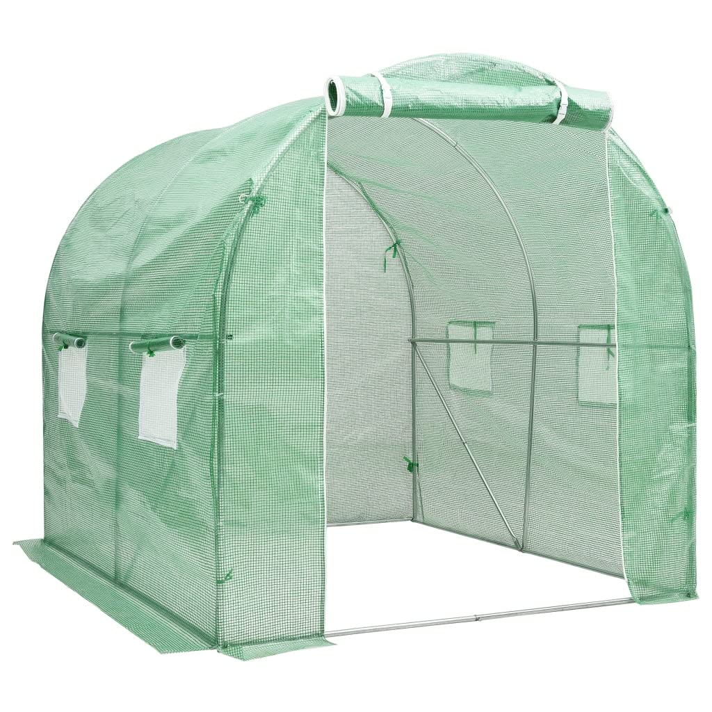 Heavy Duty Walk-in Greenhouse for Outdoor Gardening - 43.1 ft² Large Steel Frame Tunnel Greenhouse (78.7