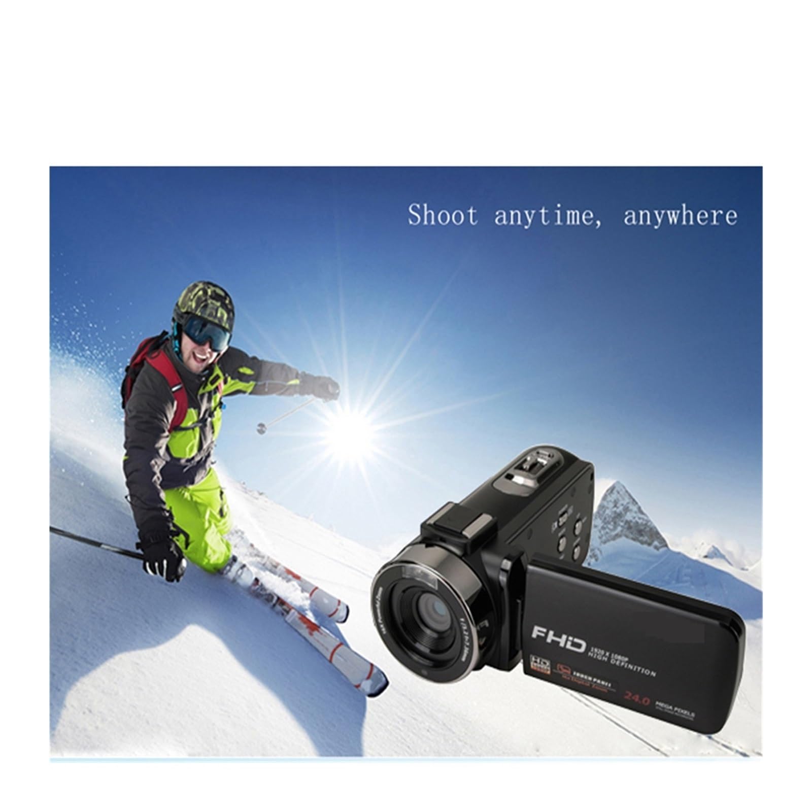 2.7K HD Digital Video Camera with 16X Zoom & 3.0