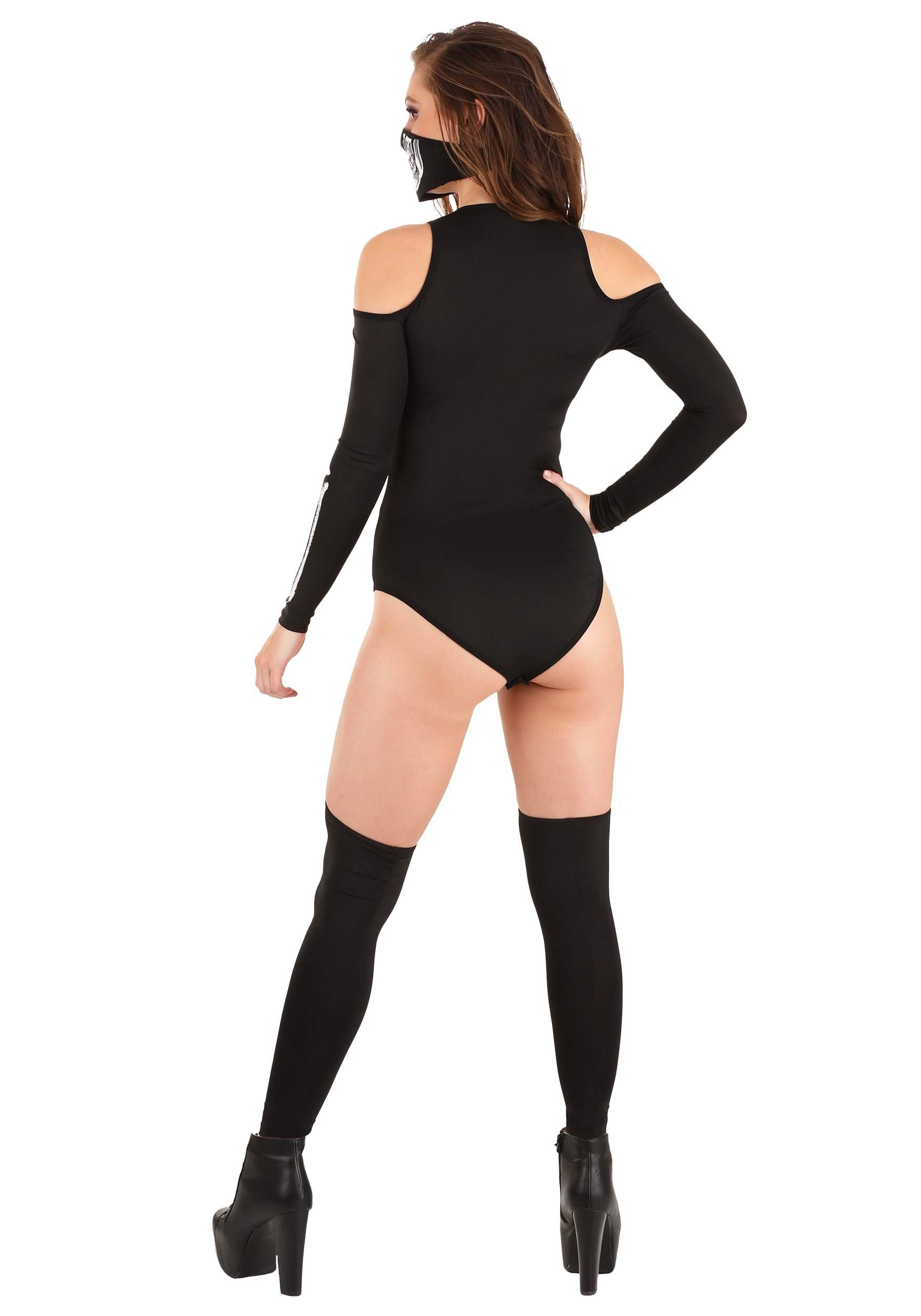 Red Skeleton Bodysuit Women's Halloween Costume - Sexy Full Body Jumpsuit for Parties, Cosplay & Horror Events