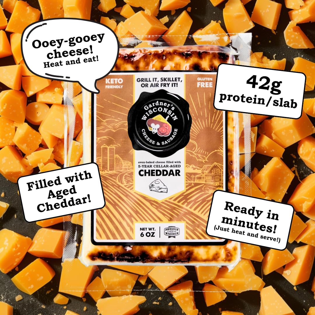 Gardner's Wisconsin Artisan Oven-Baked Cheese (9-Pack Bundle) – Handcrafted in Wisconsin | Perfect for Holiday Gifts, Grilling, BBQs & Festive Gatherings | Great for Charcuterie Boards, Wine Pairings & Party Appetizers