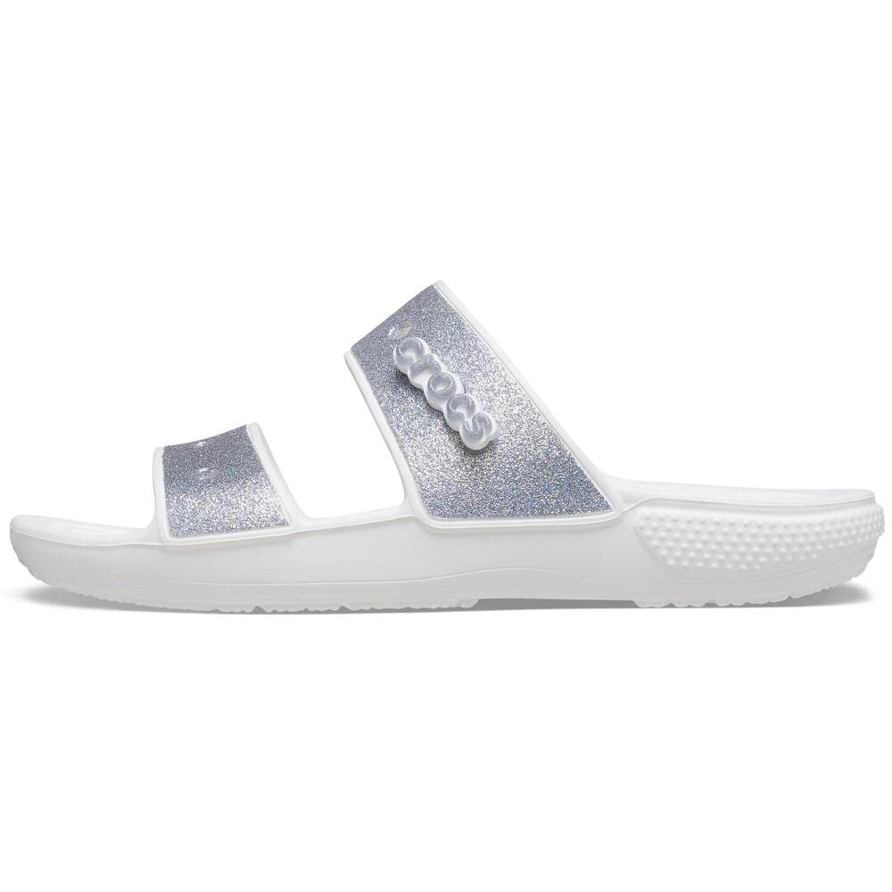 Crocs Unisex Classic Tie Dye Two-Strap Sandals - Comfortable Slip-On Slides for Men & Women | Perfect for Beach, Pool, and Casual Wear