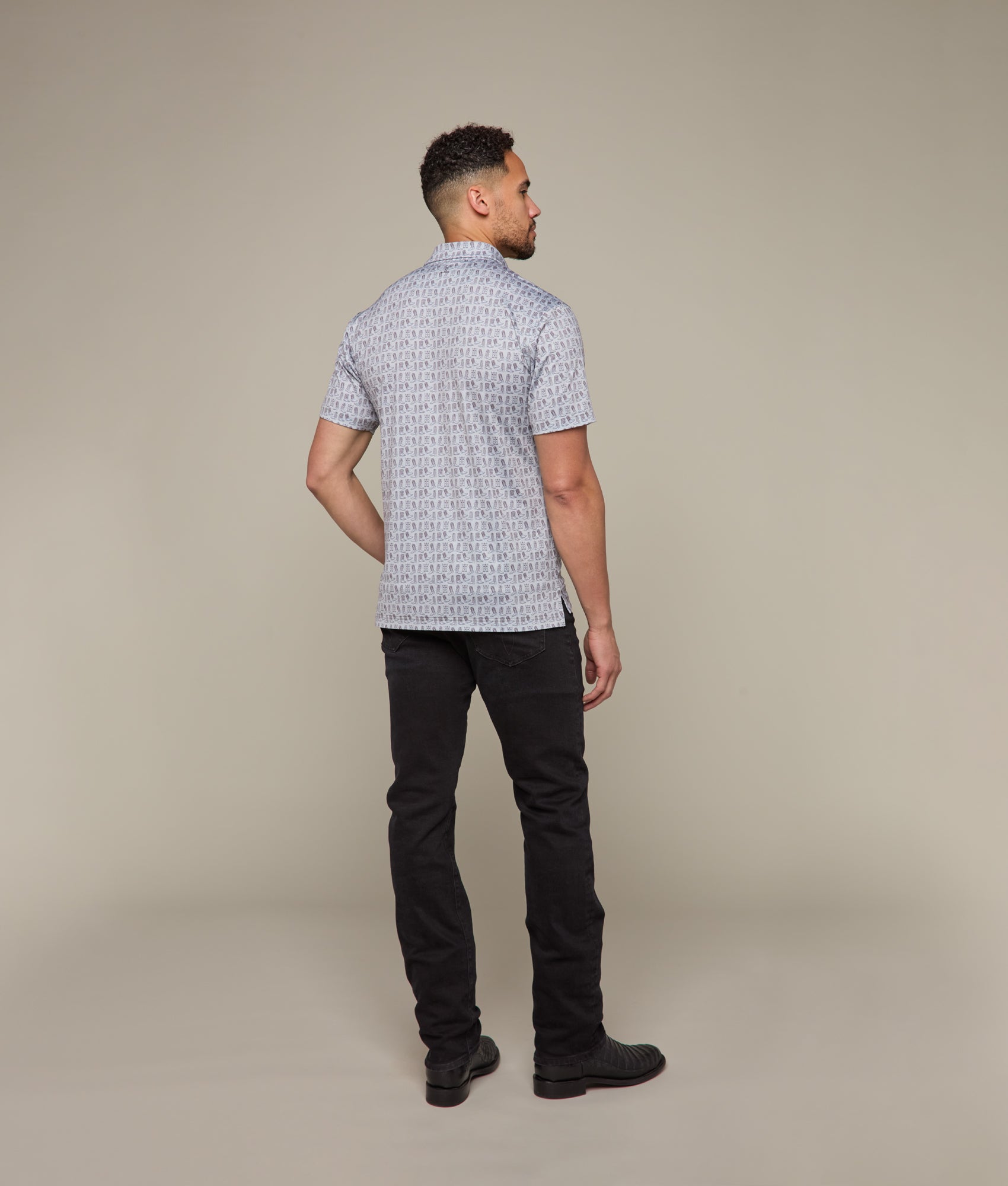 Lucchese Men's Golf Polo Shirt - Breathable & Moisture-Wicking Performance Polo for Golf, Casual Wear & Outdoor Activities