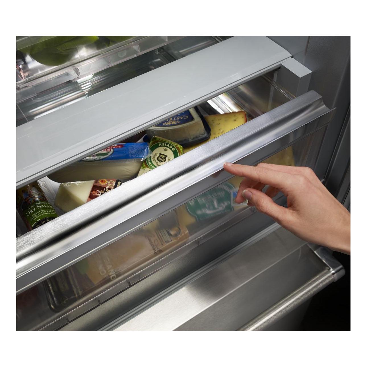 KitchenAid 36-Inch French Door Refrigerator with Ice Maker - 20.8 Cu. Ft. Stainless Steel Energy Star Certified for Modern Kitchens | Perfect for Large Families & Entertaining