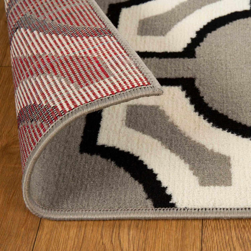 Pritchard Modern Geometric Trellis Indoor Area Rug - Non-Slip Living Room Carpet, Soft Bedroom Rug for Home Decor - Perfect for Living Spaces, Bedrooms & Offices