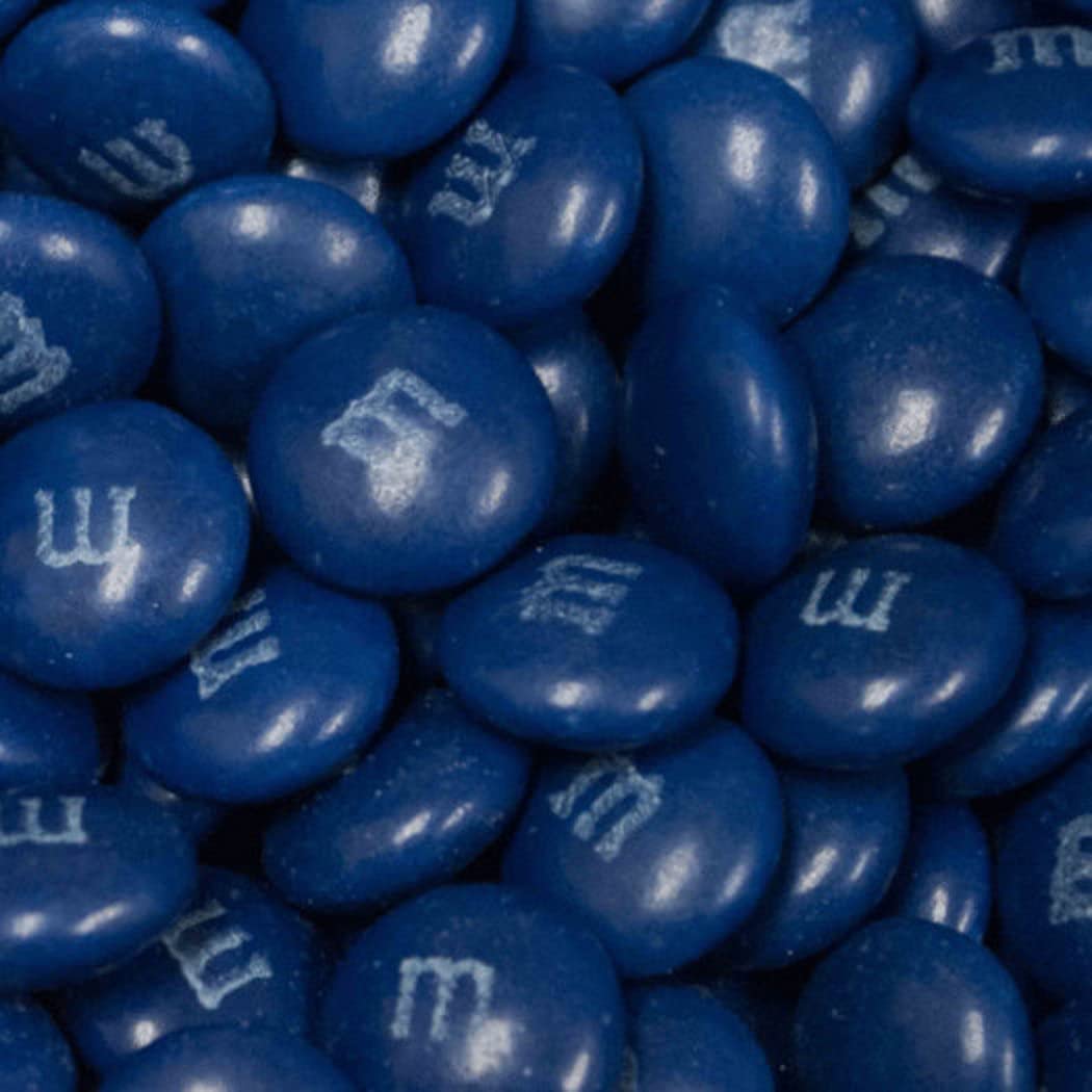 10lb Bulk Dark Blue M&M's Milk Chocolate Candy (Approx. 5,000 Pieces) - Perfect for Party Favors, Halloween Treats, Office Snacks & Gift Baskets
