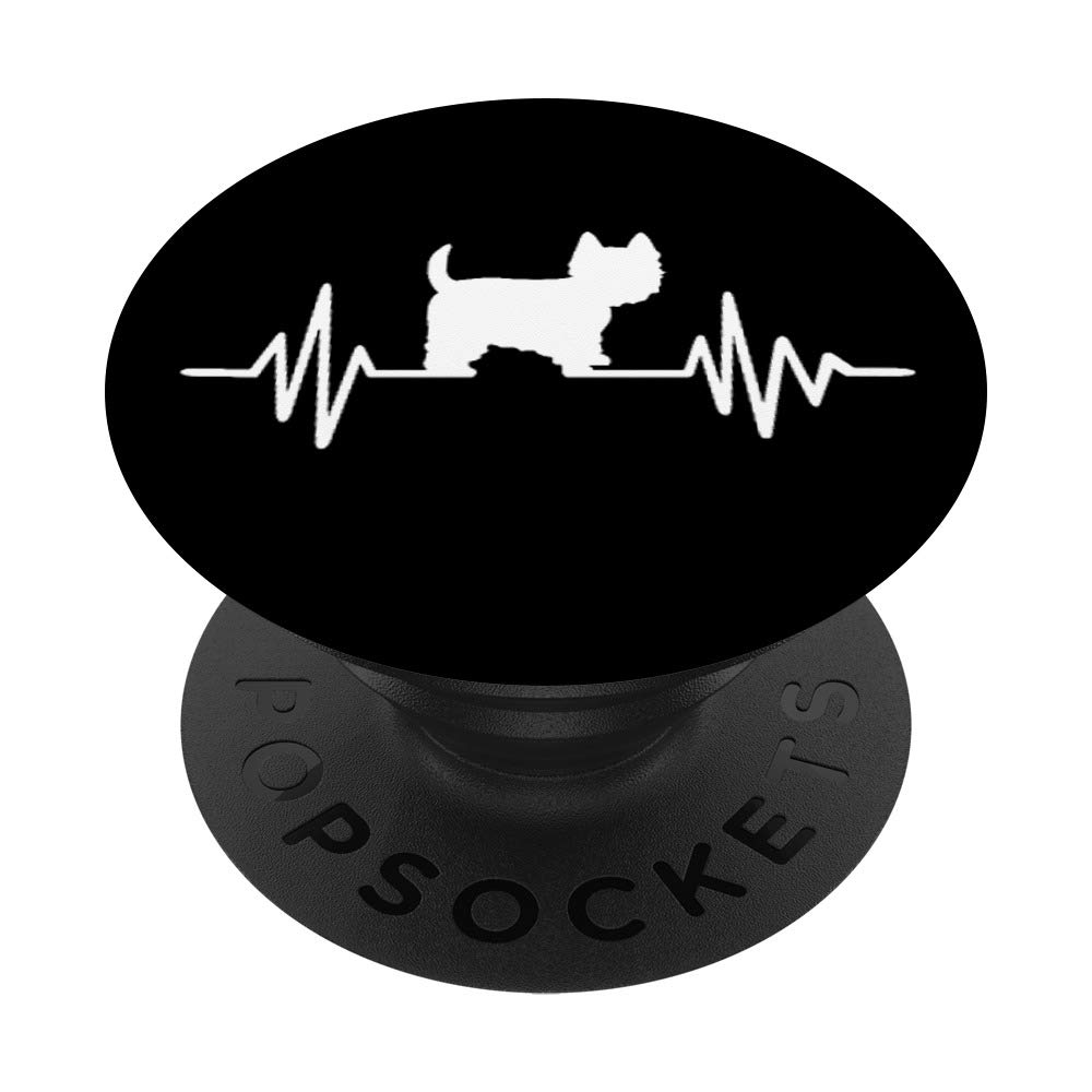 Westie Pulse PopSockets Phone Grip & Stand - Expandable Kickstand for iPhone, Samsung, Tablets | Perfect for Selfies, Video Calls & Hands-Free Viewing