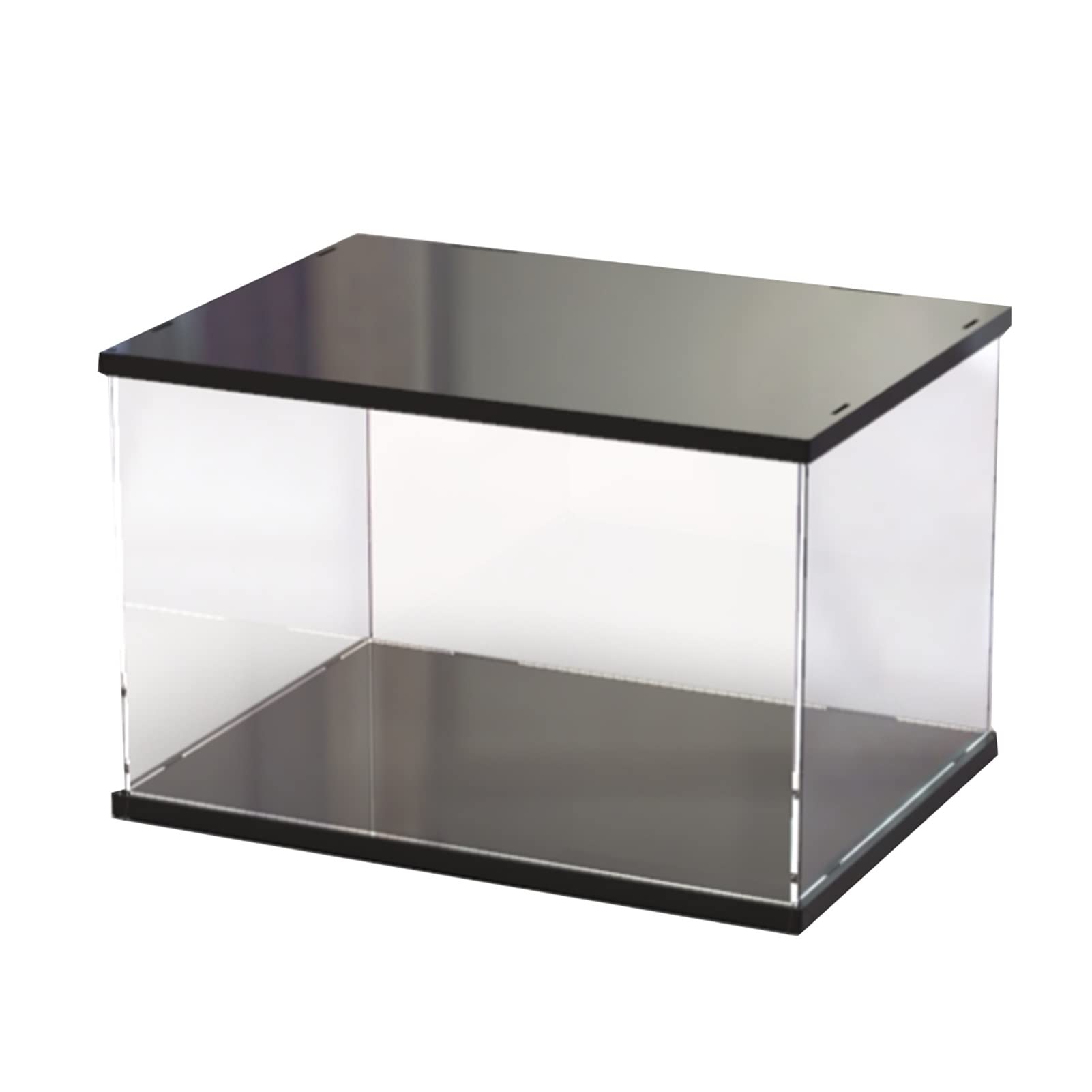 Clear Acrylic Display Case for Collectibles & Figures - 10MM Thick Stackable Dustproof Protection Box - Perfect for Toys, Models, and Showcase Storage on Countertops or Shelves