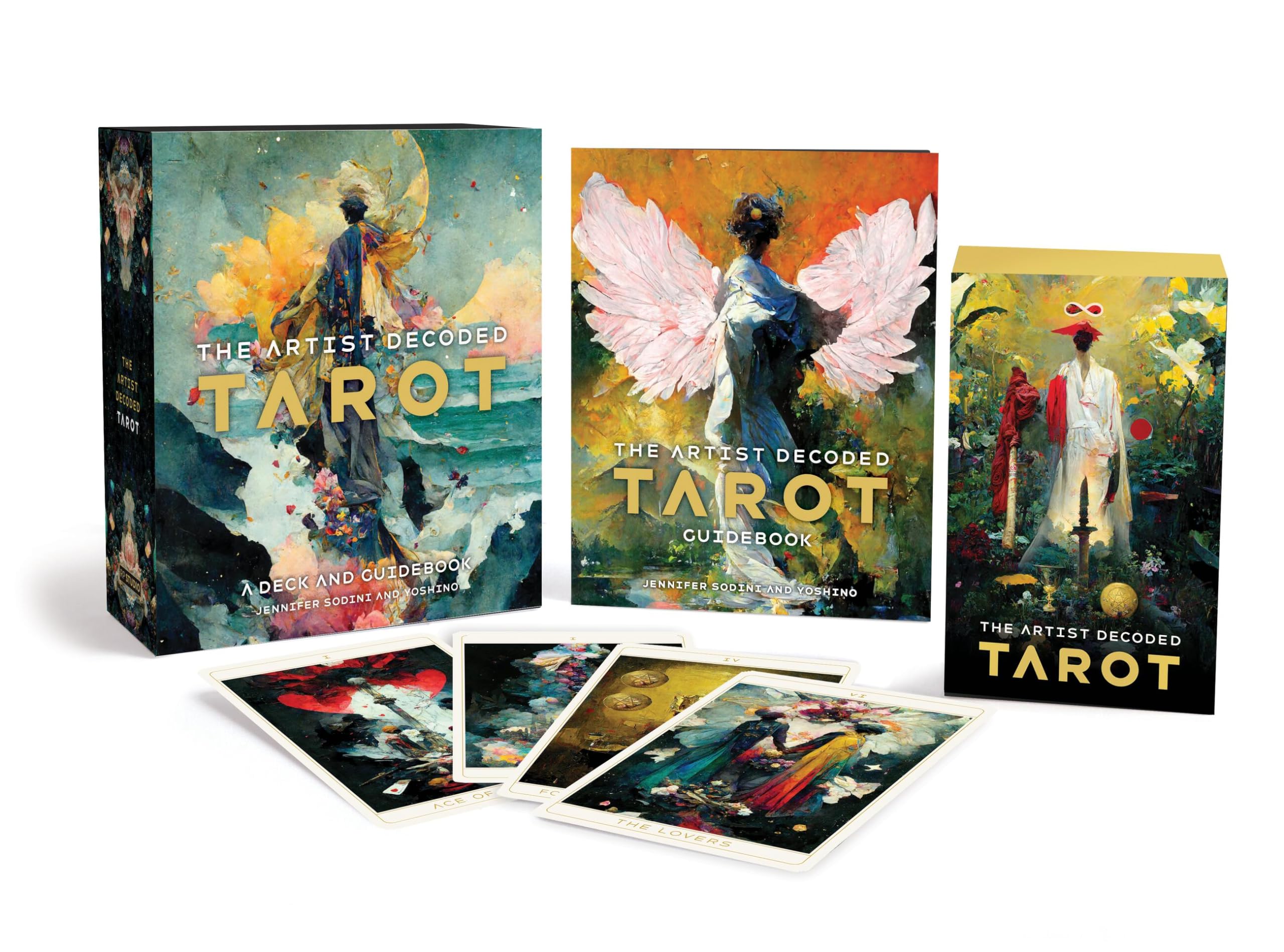 The Artist Decoded Tarot Deck with Guidebook - 78-Card Mystical Tarot Set for Divination, Self-Discovery & Spiritual Growth | Perfect for Beginners, Meditation & Gift Giving