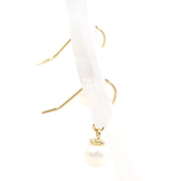 18K Yellow Gold Pearl Earrings for Women – Elegant Stud Earrings with Freshwater Pearls – Perfect for Weddings, Parties & Special Occasions