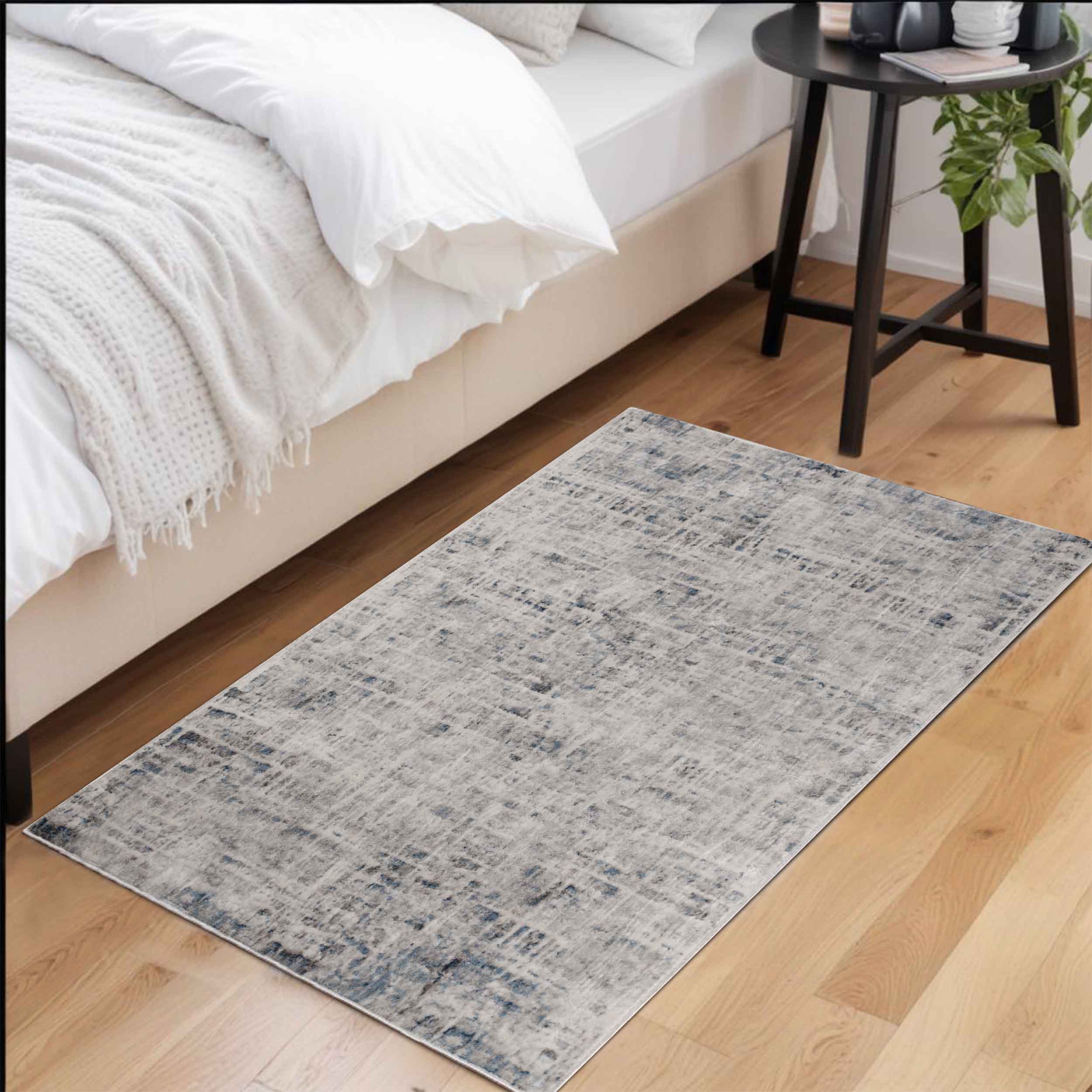 Stylish Acer Distressed Contemporary Abstract Modern Indoor Area Rug or Runner - Perfect for Living Room, Bedroom, and Home Decor