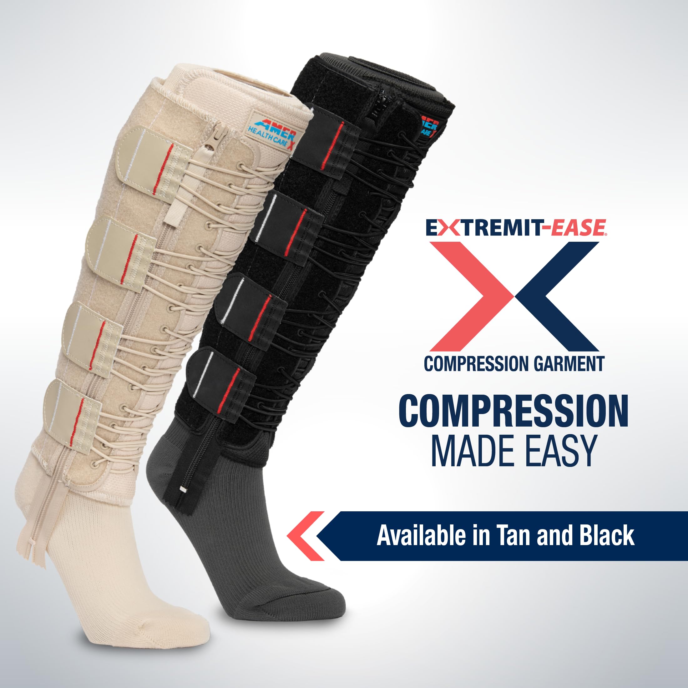 30-50 mmHg Lower Leg Compression Wrap for Lymphedema, Venous Insufficiency & Post-Surgery Swelling Relief - Medical Grade Support Sleeves for Circulation, Edema Control & Recovery (Ideal for Daily Wear, Travel & Post-Operative Care)