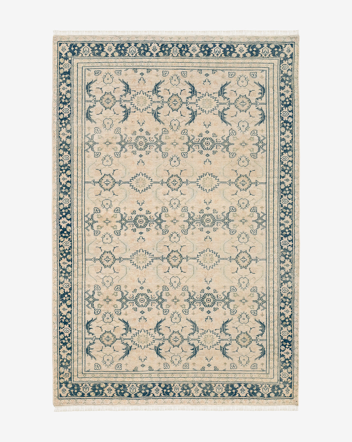 Vercelli Hand Knotted Wool Rug - Premium Handmade Area Rug for Living Room, Bedroom & Dining Room - Soft & Durable Home Decor