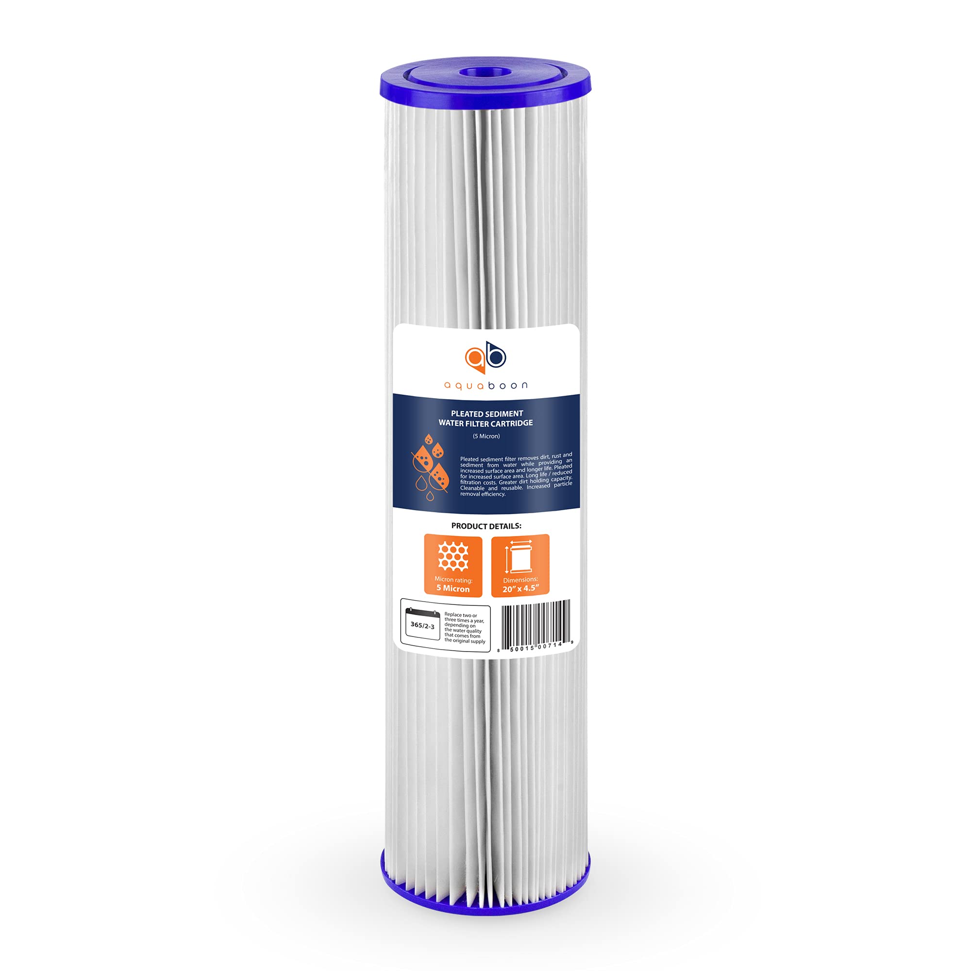 Aquaboon Whole House Sediment Water Filter 4.5