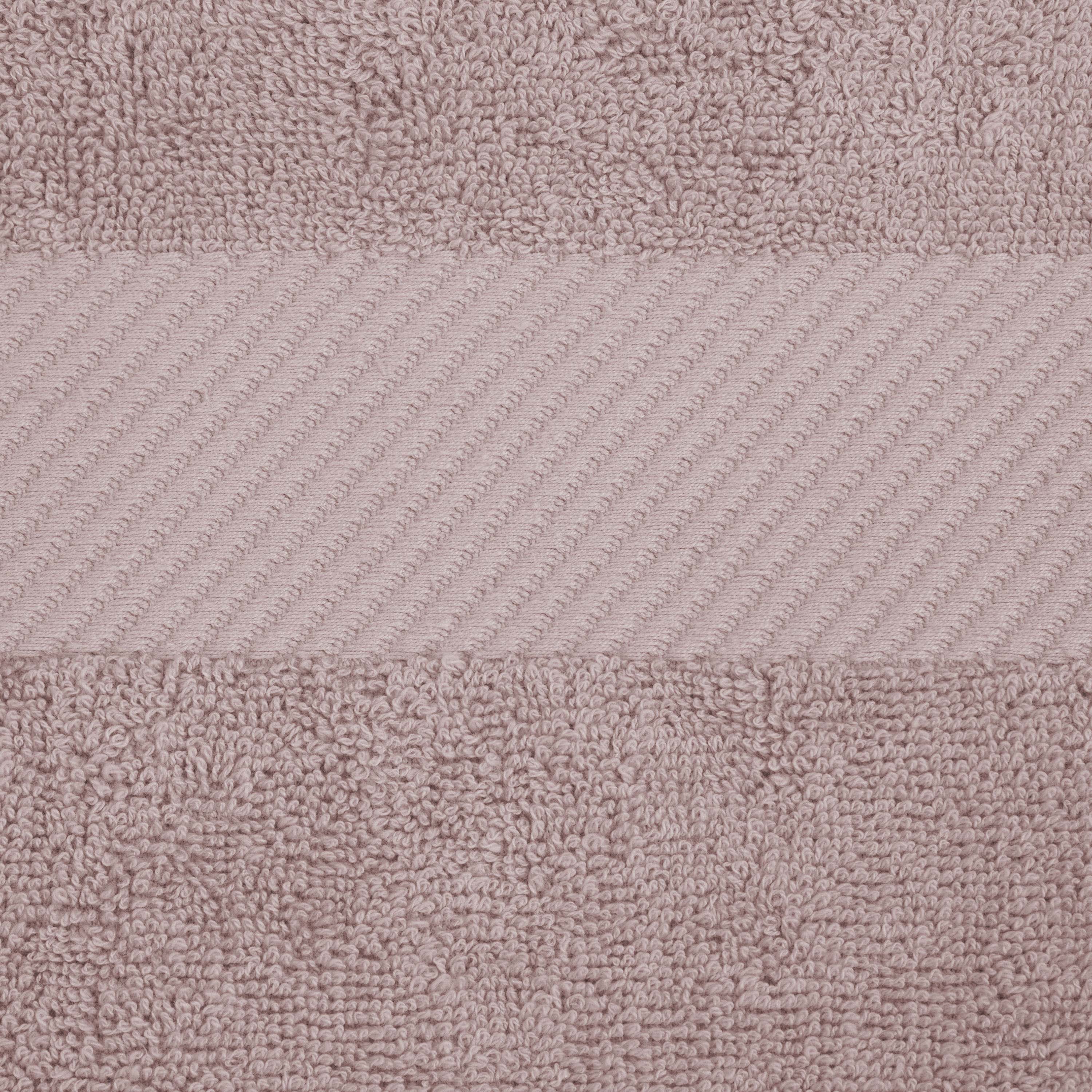 Premium 6-Piece Egyptian Cotton Towel Set with Elegant Dobby Border - Ultra Soft & Absorbent Bath Towels for Spa, Hotel, or Luxury Home Use