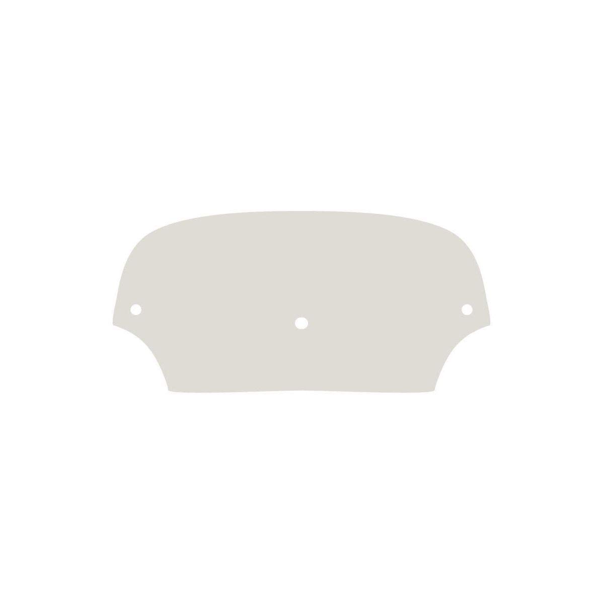 Memphis Shades 9in Clear Batwing Fairing Windshield for Harley Motorcycles - Reduce Wind Noise & Enhance Riding Comfort on Highways