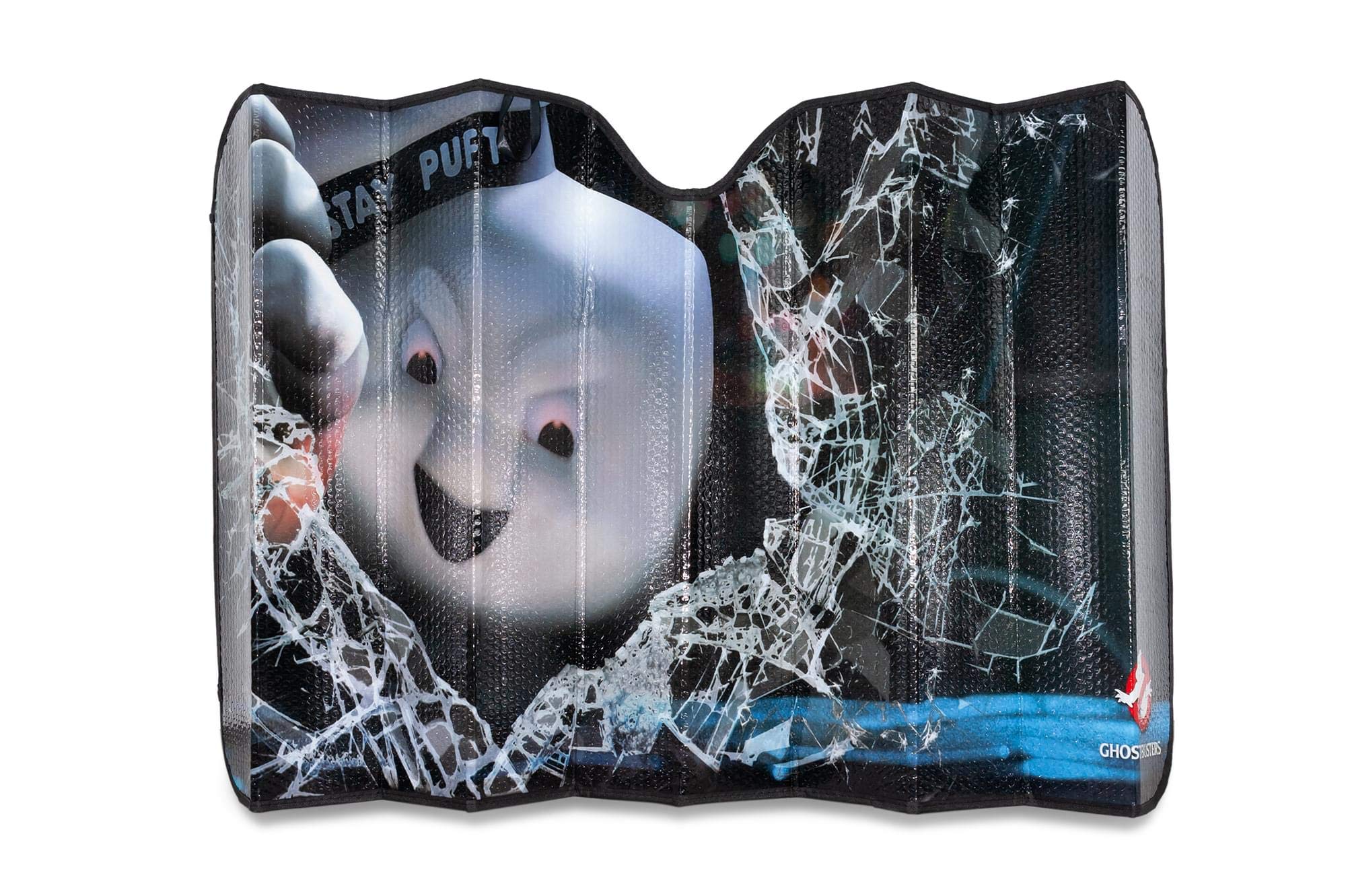 Official Ghostbusters Stay Puft Marshmallow Man Car Sunshade - 58