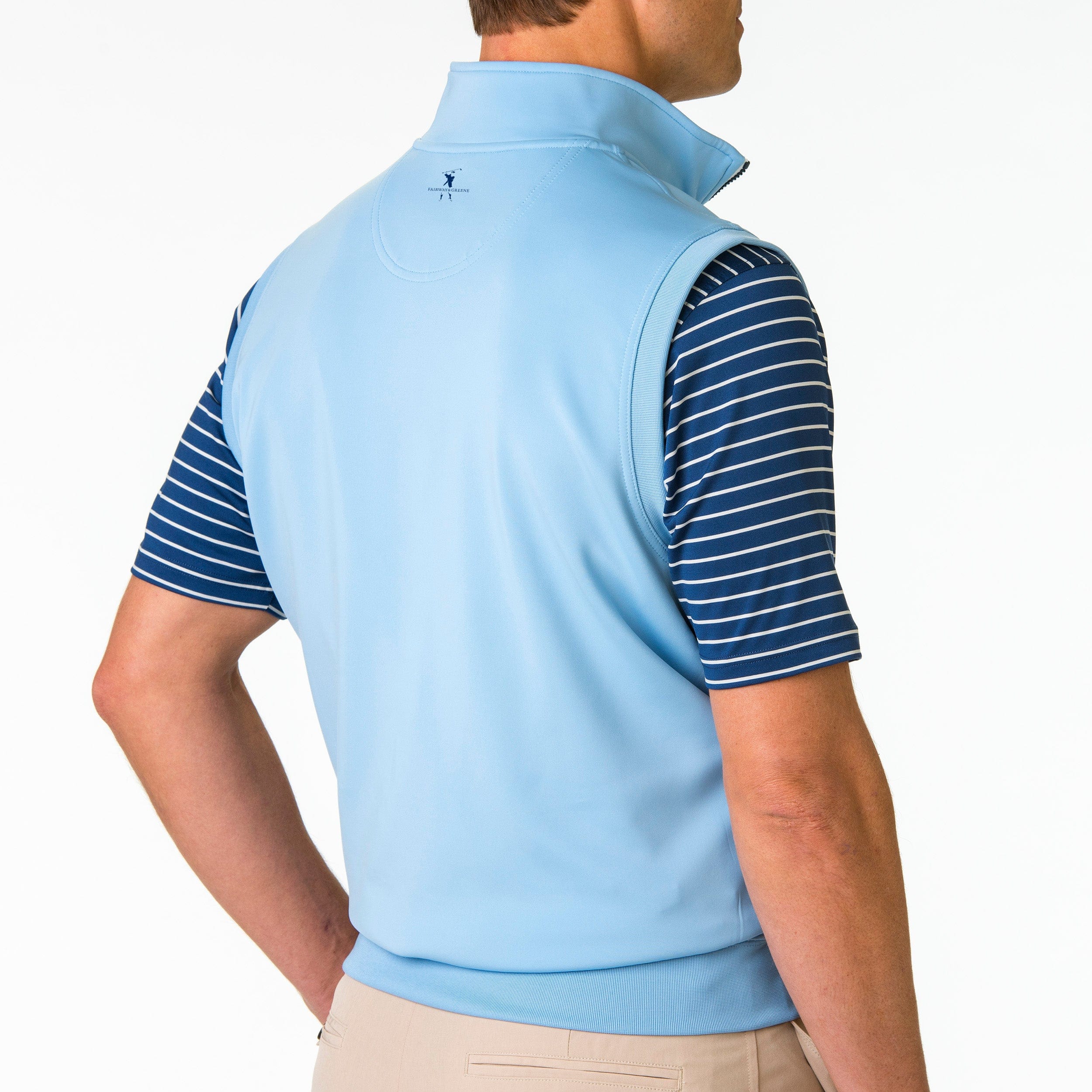 2025 U.S. Open Official Caves Solid Quarter Zip Vest - Men's Lightweight Golf Pullover for Outdoor Sports & Casual Wear