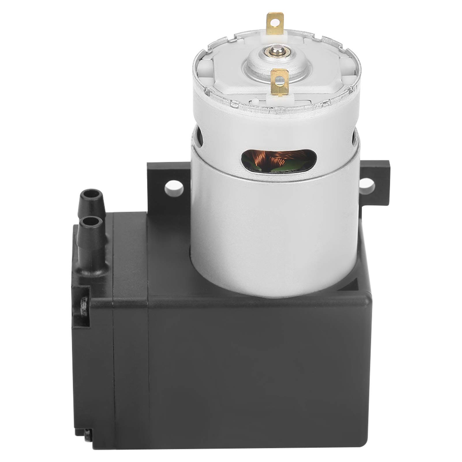 12W Mini Oilless Vacuum Pump, DC12V Constant Pressure Diaphragm Pump 80KPa 12L/min Flow - Ideal for Lab Experiments, Medical Devices & Gas Transfer Applications