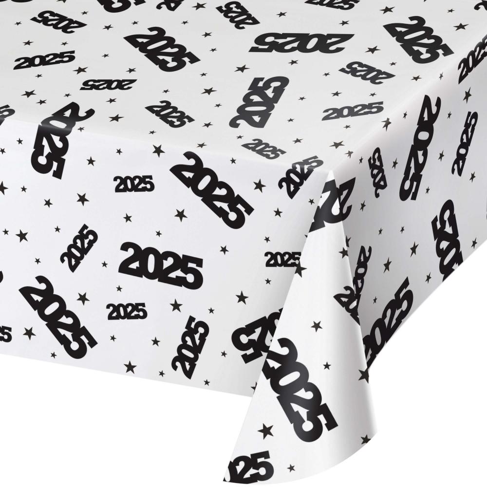 2025 Clear Plastic Table Cover - Waterproof & Disposable - Perfect for Parties, Picnics & Events (60