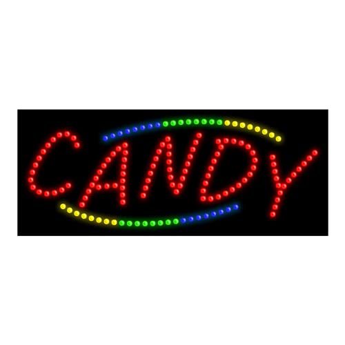 LED Dot Sign #20756 - Colorful Candy-Themed Light Up Sign for Home Decor, Parties & Events - Perfect for Bedroom, Living Room, Bar & Cafe Lighting