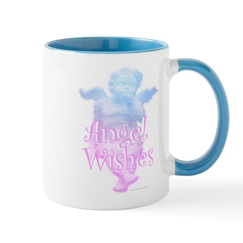 White/Blue Inside - Angel Wishes Mug