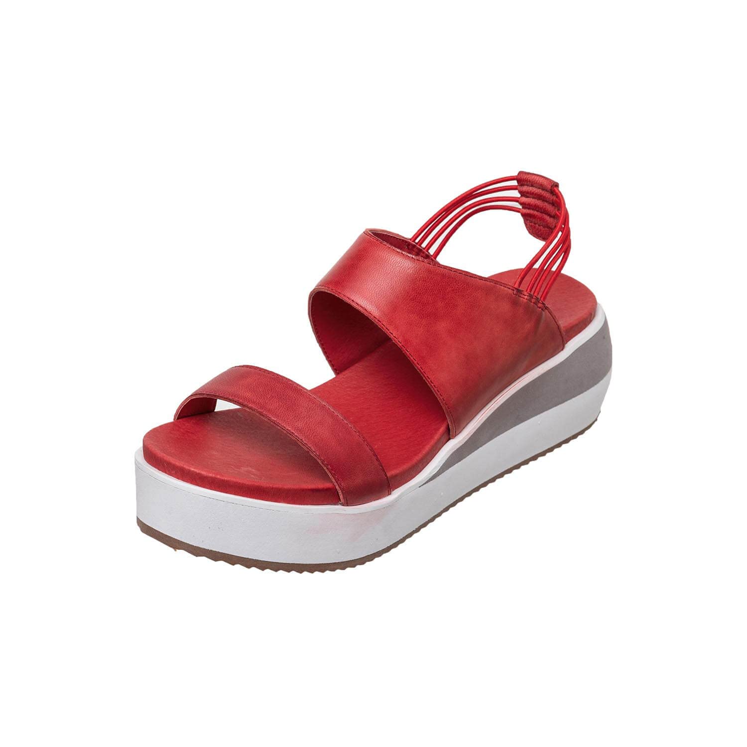 Antelope Women's Fanny Leather Wedge Platform Sandals - Comfortable Summer Shoes for Walking, Beach, Vacation & Casual Outfits