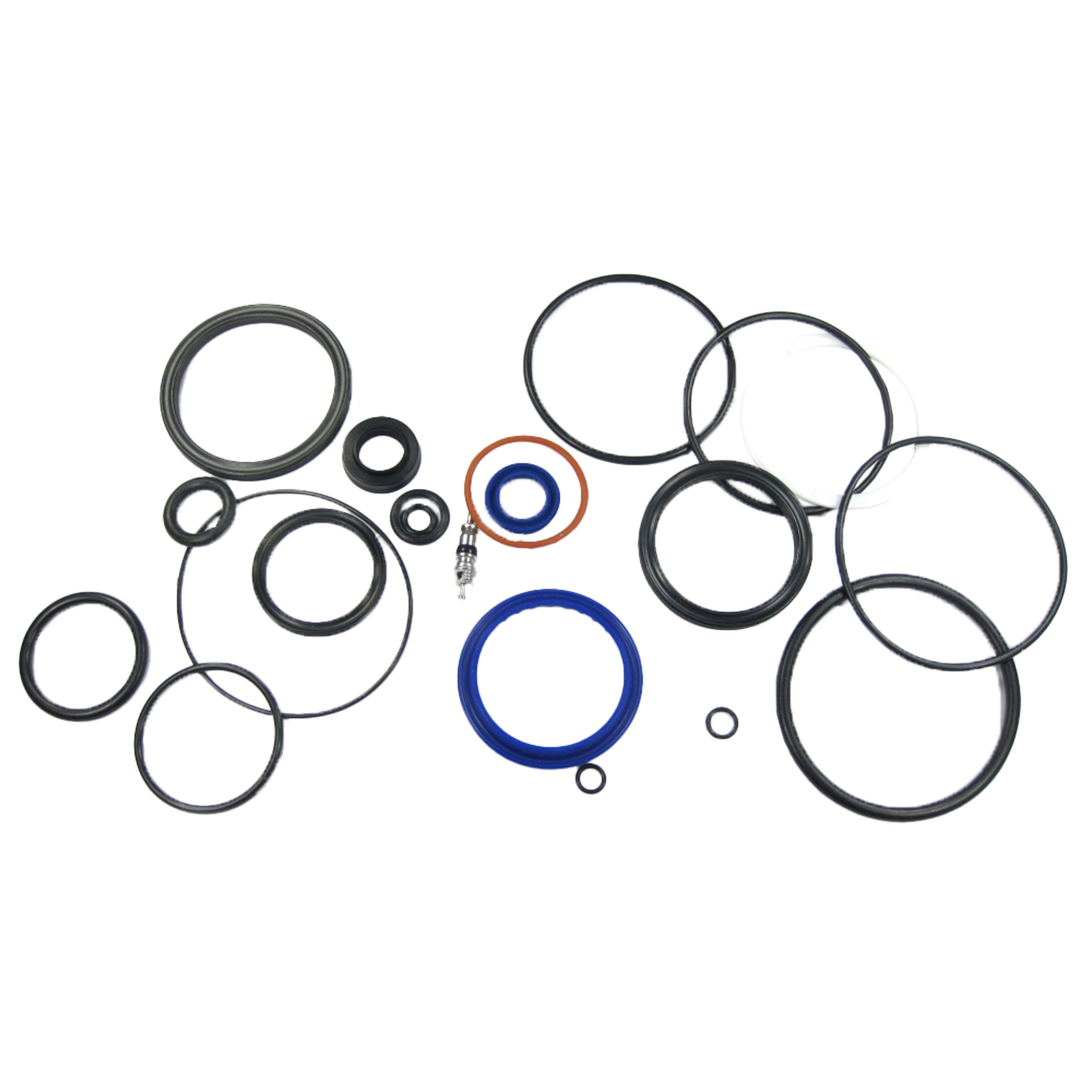 RockShox Super Deluxe Thru Shaft Trek Shock Seal Kit - Anso Suspension Replacement Parts for Mountain Bike Suspension Repair | Off-Road Cycling & Trail Riding Accessories