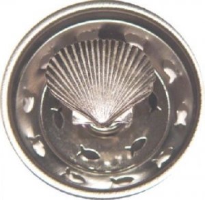 Sea Shell Beach Sink Strainer - Decorative Kitchen Drain Cover for Bathroom & Outdoor Use | Coastal Themed Home Decor