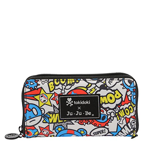 JuJuBe Be Spendy Zippered Wallet - Tokidoki Collection Sweet Victory | Stylish Women's RFID Blocking Wallet for Everyday Use & Travel Accessories